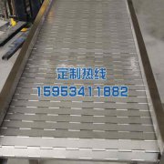 不銹鋼鏈板輸送機(jī)為什么會(huì)出現(xiàn)熱漲冷縮呢？